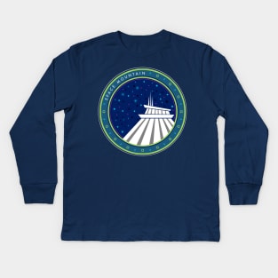 Space Mountain Kids Long Sleeve T-Shirt